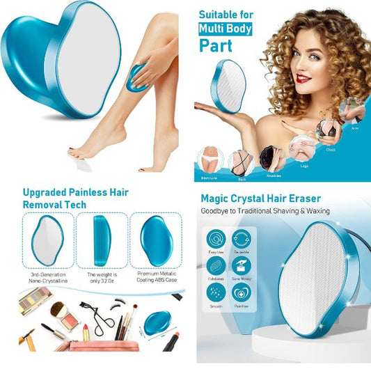 Crystal Painless Hair Removal Tool for Women & Men
