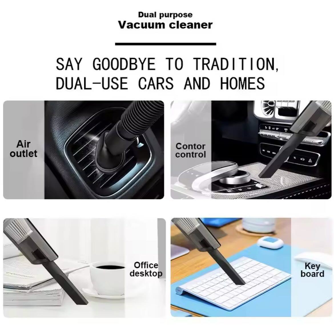 3-in-1 Portable Vacuum Cleaner